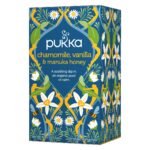 Pukka Chamomile, Vanilla & Manuka Honey Tea Bags - 20ct: Non-Caffeinated