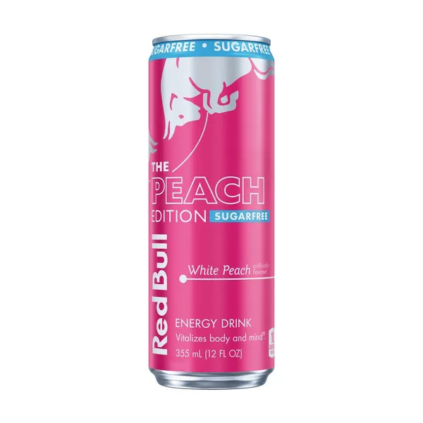GUEST_364d1cd8-d176-4baa-a67c-e41669e52867 Red Bull Peach Edition Sugarfree Energy Drink - White Peach, Caffeinated - 12 fl oz - Image 1