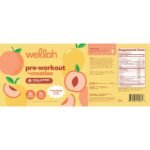 Wellah Pre-Workout + Creatine Powder (30 Servings) Peach Mango - 200mg Caffeine, 3g Creatine Monohydrate, 5g Citrulline Malate - Image 5