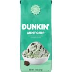 Dunkin' Mint Chip Flavored Dark Roast Ground Coffee - 11oz