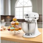 KitchenAid Classic 4.5qt Stand Mixer - White: 10 Speeds, Metal, Dishwasher-Safe, Includes Beater & Dough Hook - Image 6