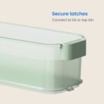 Click in Place 4.5qt Slim Plastic Storage Bin for Home and Office Organization - Brightroomâ„¢ - Image 5