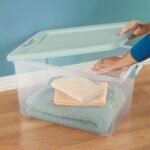 Sterilite 18 Pack 64 Qt Latching Box, Plastic Storage Bin with Lid, Mindful Mint - Image 5