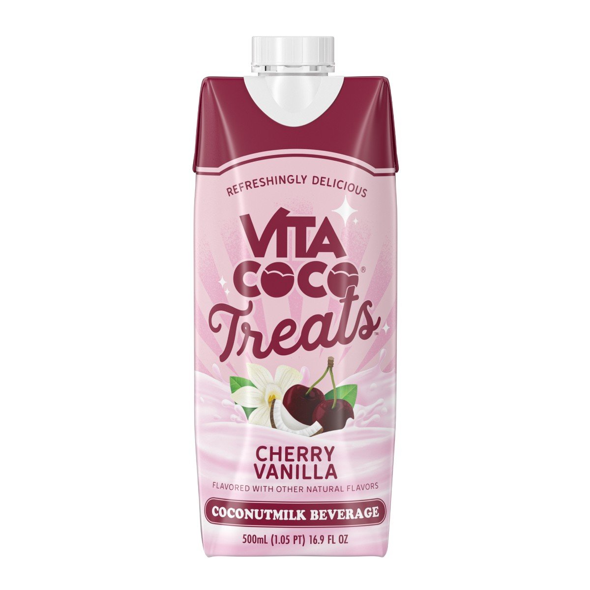 GUEST_397c1fcf-9861-4043-8b1e-e2053514762c.jpg Vita Coco Treats Cherry Vanilla Coconut Water - 16.9 fl oz - Image 1