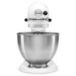 KitchenAid Classic 4.5qt Stand Mixer - White: 10 Speeds, Metal, Dishwasher-Safe, Includes Beater & Dough Hook - Image 3