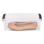 IRIS 5.75qt Stack and Pull Storage Bin with Lid Clear: Portable, Stackable, Transparent Plastic Utility Tubs - Image 5