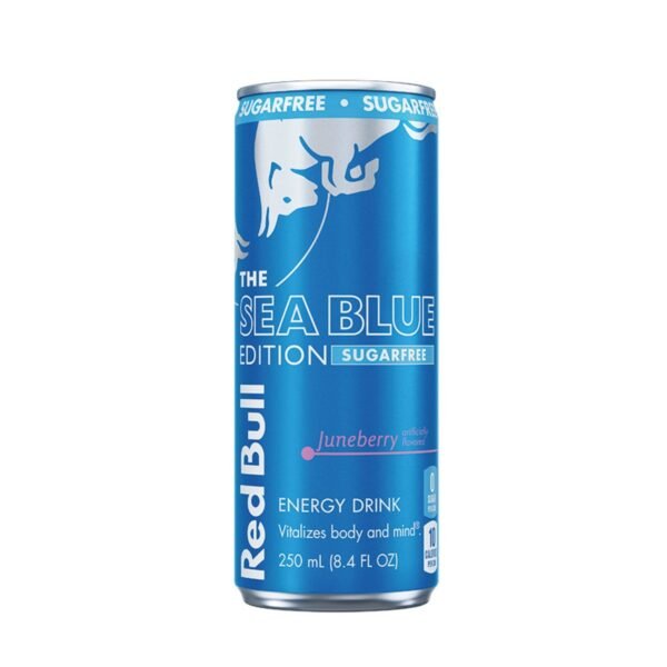 Red Bull Sea Blue Edition Sugarfree Energy Drink - Juneberry, Caffeinated - 8.4 fl oz