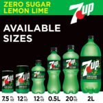 7UP Zero Sugar Lemon Lime Soda - 12pk/12 fl oz Cans: Diet, Non-Caffeinated - Image 3