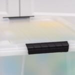 IRIS 33 Qt Stackable Plastic Storage Bins with Lids and Latching Buckles, Pearland, 8Pk - Image 6