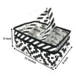 Bacati - Love Black/white Storage Caddy - Image 3