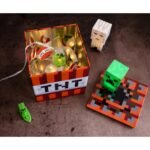 Ukonic Minecraft TNT Tin Storage Box Cube Organizer with Lid | 4 Inches - Image 5
