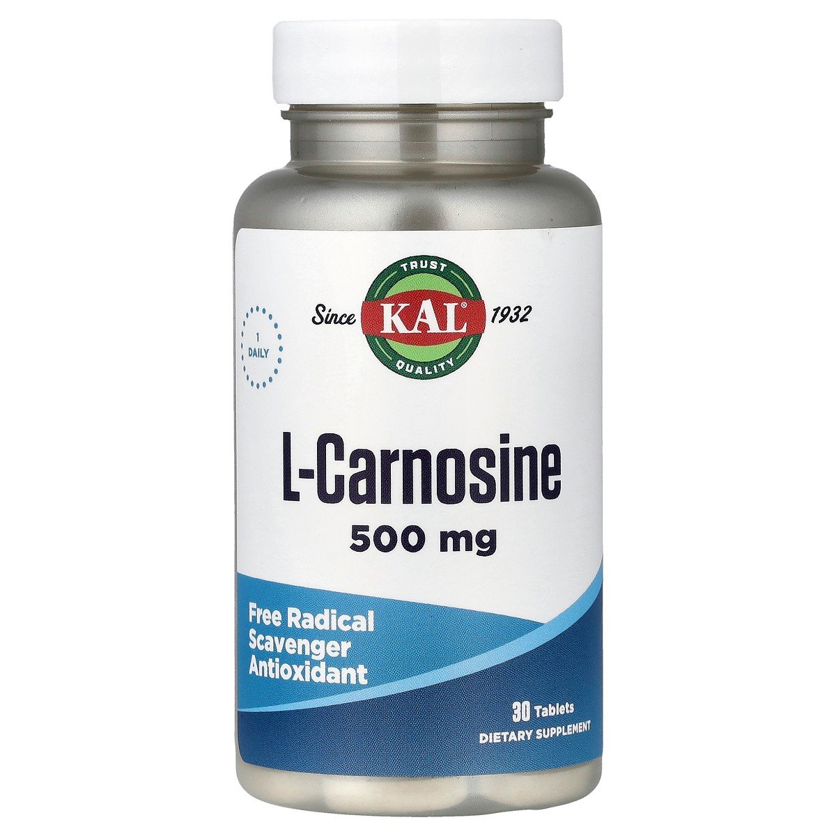 GUEST_3d48ca44-afbe-4ab7-9d4c-09df96af5451.jpg KAL 500 Mg L-carnosine Tablets, 30 Count - Image 1