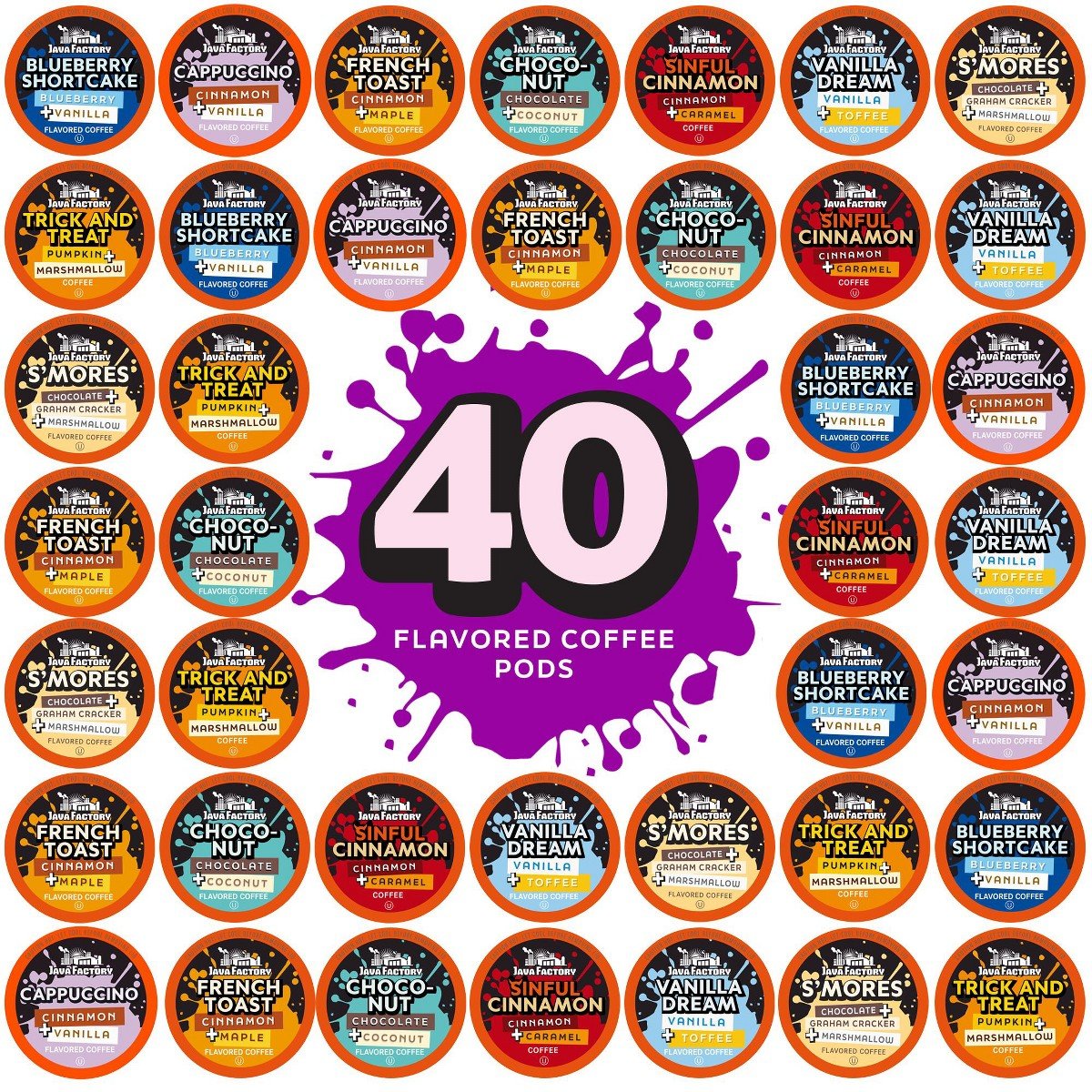 GUEST_3d5e5128-2c8e-4afd-ab37-9d104165303c.jpg Java Factory Variety Pack Single-Cup Coffee for Keurig K-Cup Brewers, 40 Count - Image 1