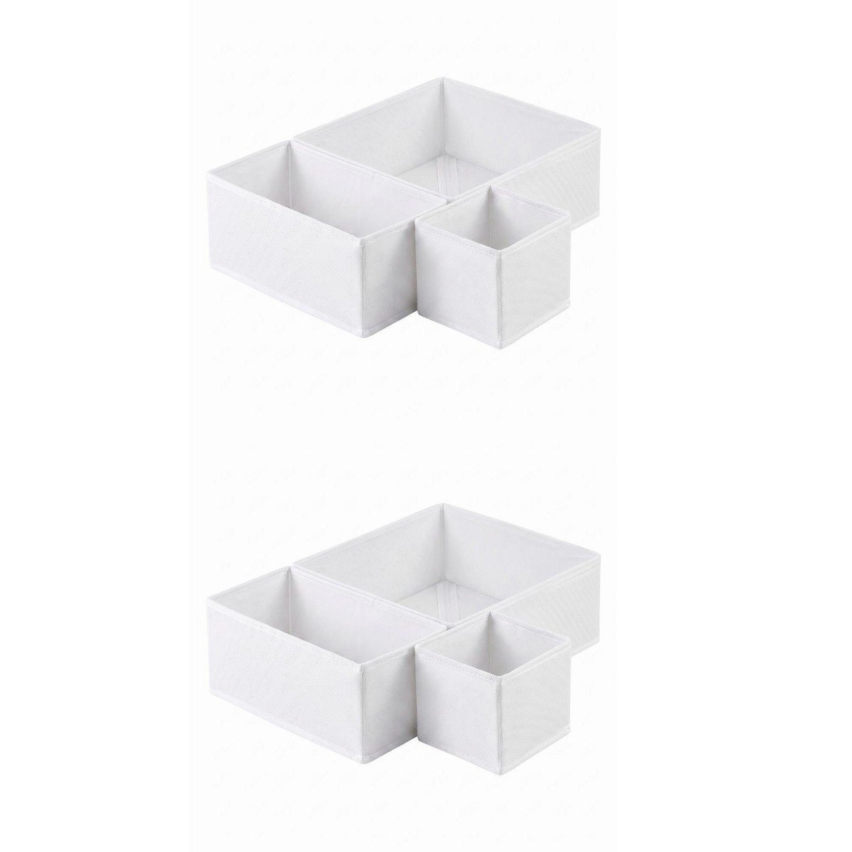 GUEST_3e3827e2-dcb8-48b2-9413-6e55e24a5859.jpg REGALWOVEN Storage Cube, Fabric Storage Bin with Zipper for Shelves Closet, Collapsible Storage Basket for Organizing Books White 12Pcs - Image 1