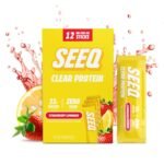 Seeq Protein Powder - Strawberry Lemonade - Whey Protein Isolate - 12ct