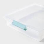 5.8qt Clear Storage Bin with Latches - Brightroom - Image 3