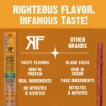 Righteous Felon Craft Jerky Street Taco Protein Snack Pork Meat Stick - 1oz/9ct - Image 5