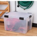 IRIS 74 Qt Airtight Plastic Storage Bin with Lid and Seal and Secure Latching Buckles, 4Pk - Image 6