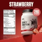 Levels Grass Fed Whey Protein Powder - Strawberry - 23.7oz: Package Quantity 1, 24g Protein Per Serving - Image 4