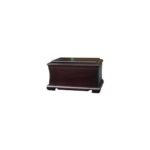 Wood jewelry box, Soya-A.T. Felt