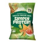 SimplyProtein Restaurant Style Protein Hint of Lime Flavored Tortilla Chips - 4.58oz