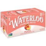 Waterloo Peach Sparkling Water - 8pk/12 fl oz Cans