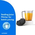 NutriBullet 2-Speed Electric Juicer - Gray: Stainless Steel, 800W, 3" Feed Chute, Dishwasher-Safe Parts - Image 6