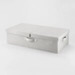 Underbed Fabric Bin with Lid Light Gray - Brightroomâ„¢