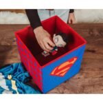 Ukonic DC Comics Superman Logo Storage Bin Cube Organizer | 11 Inches - Image 5