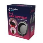 Trending Now Stainless Steel Bottle & Can Opener, Multi-Purpose Kitchen Bar Lid Remover Tool, 2-Pack