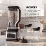 Ninja Professional Plus Blender DUO with Auto-iQ BN753TGT: 1200W Smoothie Blender, 72oz Pitcher, Ice Crushing, Silver - Image 3