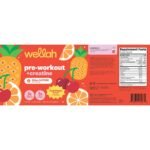 Wellah Pre-Workout + Creatine (30 Servings) Fruit Punch – 200mg Caffeine, 3g Creatine, 5g Citrulline Malate, Energy & Strength Support - Image 5