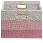 Lambs & Ivy Pink Ombre Foldable/Collapsible Storage Bin/Basket - Image 2