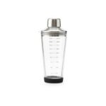 Houdini 18oz Glass Cocktail Shaker: Clear, Nonslip Base, Dishwasher-Safe, 9" Height, 18oz Capacity - Image 3