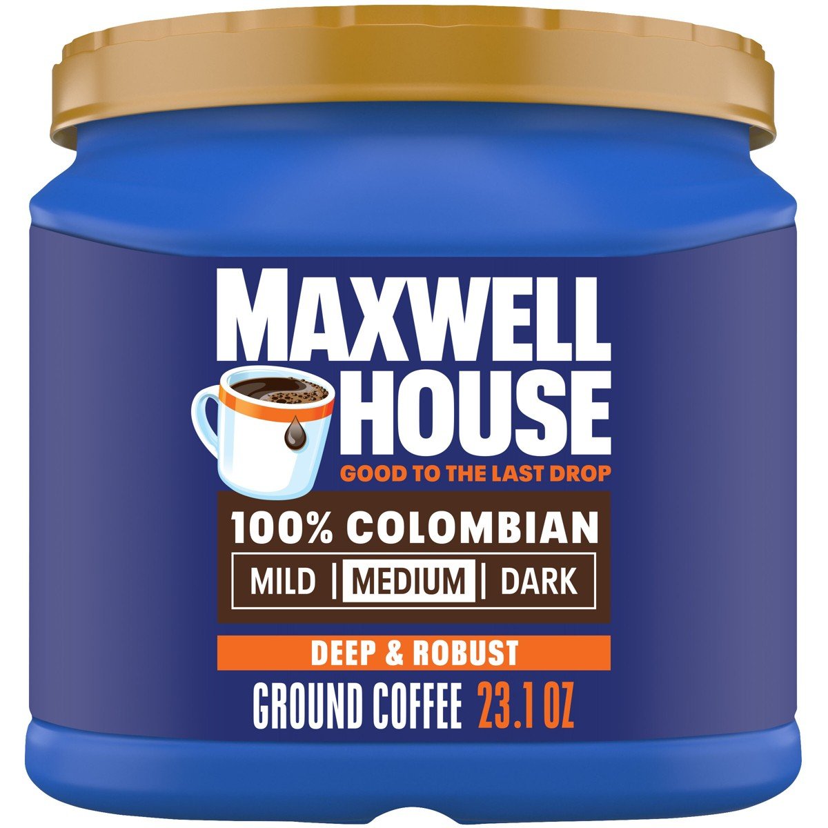 GUEST_4419df5c-d294-445e-8915-4c88831bb51a.jpg Maxwell House Colombian Medium Dark Roast Ground Coffee - 23.1oz - Image 1