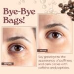 Tree To Tub Caffeine Eye Cream - Hydrating & Firming Under Eye Cream for Dark Circles, Eye Roller for Puffy Eyes, Reduces the Look of Puffiness - Image 4