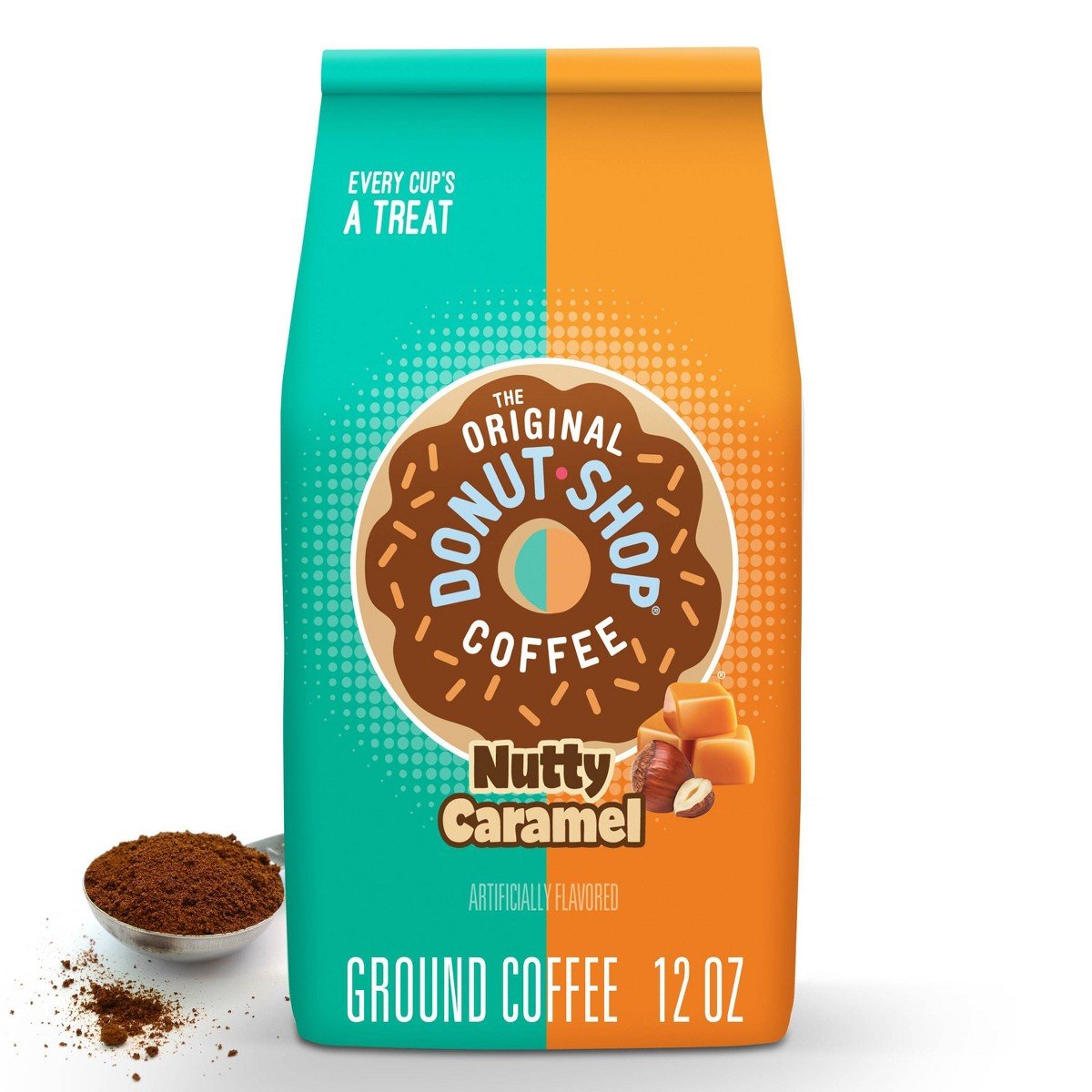 GUEST_44c6bb26-7af8-433e-934f-de91353259fd.jpg The Original Donut Shop Nutty Caramel Ground Coffee - 12oz: Medium Roast, Arabica Beans - Image 1