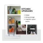 Household Essentials 11" Set of 6 Storage Bins Gray - Image 2