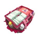 Bacati - Elephants Pink/Gray Storage Caddy - Image 3