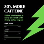 Death Wish Coffee Co Power Surge Medium Dark Roast Ground Coffee - 10oz: Berry, Malt Flavors - Image 5