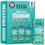 The Only Bean Crunchy Roasted Edamame Snacks Individually Wrapped High Protein Ranch - 8.4oz/8pk