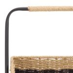 Ingrid Rope Shelf - Black/Beige - SEI - Image 2