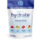 Perk Hydrate Electrolyte Stickpacks (Variety Pack) 8 Packets - Blue Raspberry, Piña Colada, Strawberry Watermelon, Peach Mango - Zero Sugar - Image 4