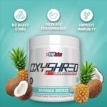 EHPlabs OxyShred Thermogenic Fat Burner - Pre-Workout Powder w/ L-Glutamine, L-Carnitine, Metabolism Booster, Weight Loss, Bahama Breeze, 60 Servings - Image 4