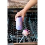 Ello 12oz Stainless Steel Water Bottle Cat Purple: Kids Portable Drinkware, Dishwasher-Safe, Lilac, Cold Beverages - Image 3