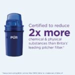PUR 30 Cup Water Dispenser Filtration System Blue/White: BPA-Free, Filters Chlorine & Mercury, 40-Day Filter Life - Image 3