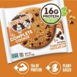 Lenny & Larry's Chewy Soft Baked Vegan Non-GMO High Fiber Protein Cookie - Peanut Butter Chocolate Chip - 16g Plant Protein - 4oz/12pk - Image 5