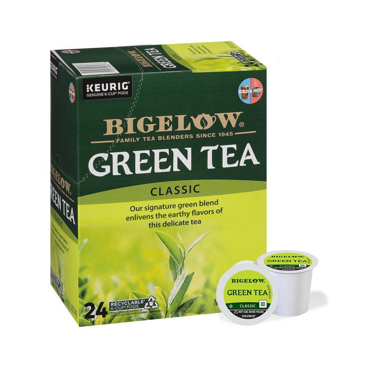 GUEST_4a1c3139-0221-419d-9958-97af4730a1a7.jpg Bigelow Classic Green Tea Keurig K-Cup Pods - 24ct - Image 1
