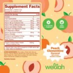 Wellah Electrolytes Powder (Peach Clementine) 50 Servings - Hydration Drink Mix, 7 Vitamins & Minerals, Zero Sugar - Image 2