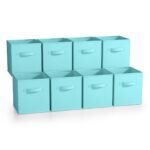 Sorbus 8 Pack 11 Inch Foldable Storage Cubes with Handle- for Organizing Home, Shelves, Nursery, Playroom, Closet and More - Image 6